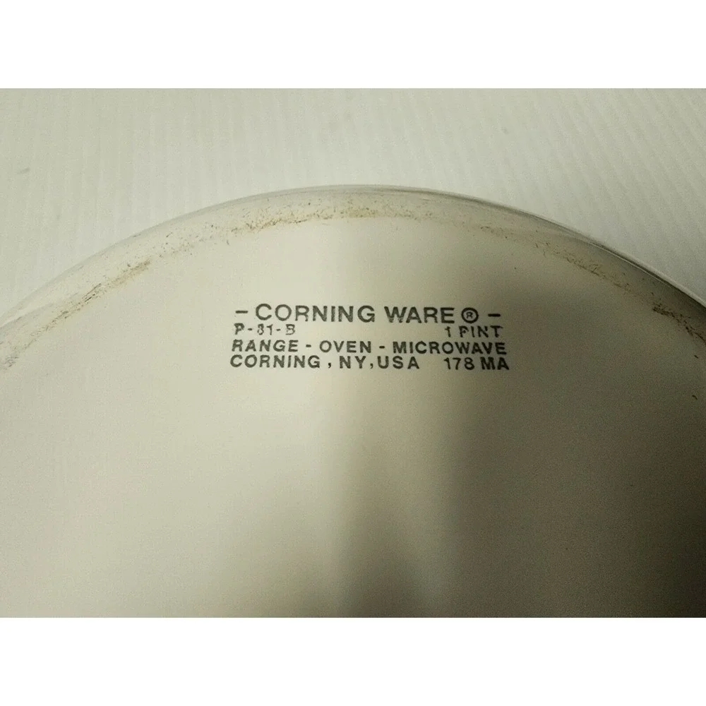 Vintage Corning Ware 2 Spice of Life‎ La Sauge 1 pint  Menuette Pans  with 1 lid